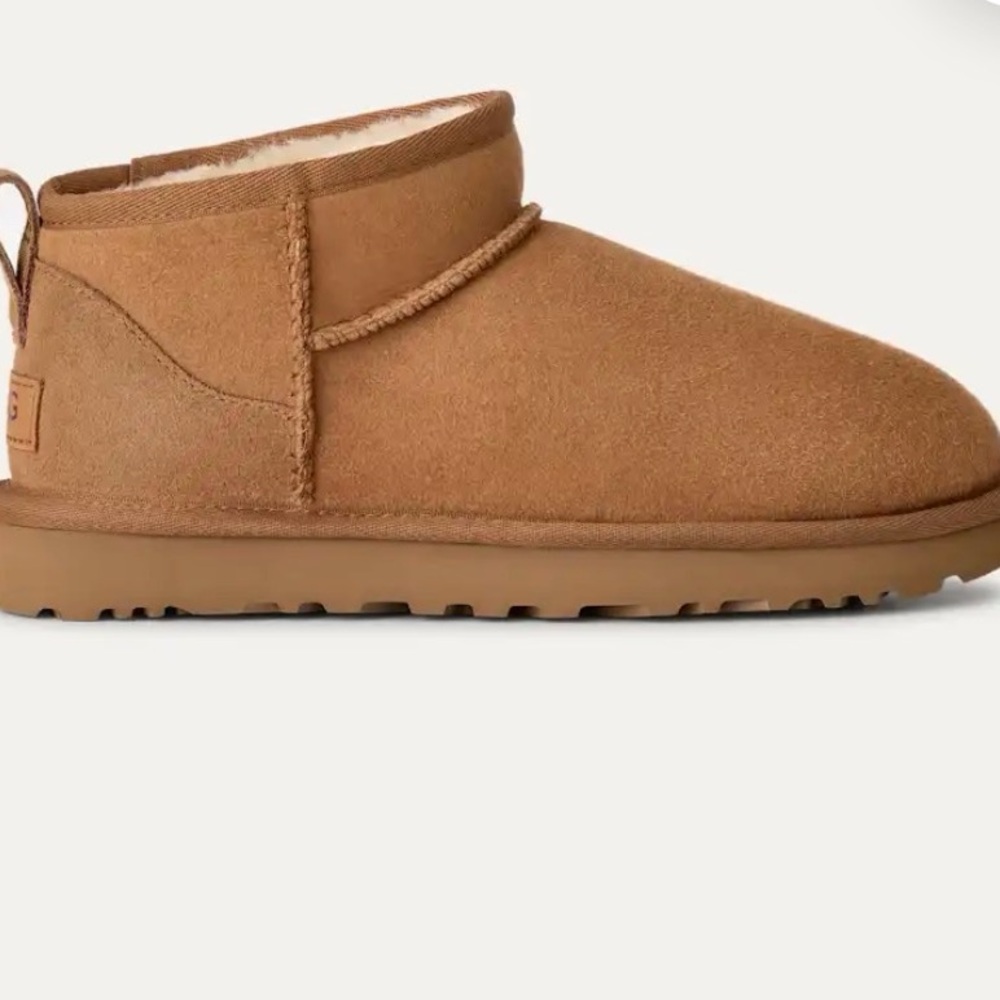 UGG Classic Ultra Mini Chestnut Suede Boot